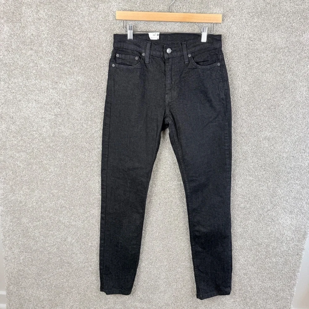 Levis 511 Slim Fit Jeans Mens 30x32 Charcoal Black Stretch Denim 04511-1907 NWT